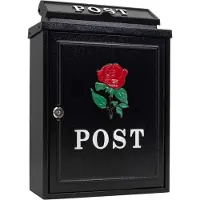 Profirst Briefkasten DaytonaRose schwarz