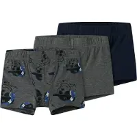 Name it Boxershorts - Noos - NmmStrumpfhose - 3er-Pack - Dunkelg - - 3 Jahre (98) - Boxershorts