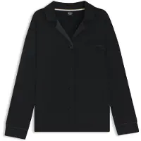 BOSS Pyjama-T-Shirt Sheen 50545588 Schwarz Relaxed Fit 36