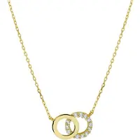 Marie-Celeste Celeste -Kette Zirkonia 40 - 42 - 44 cm - Gold