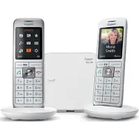 Gigaset CL660, Analoges/DECT-Telefon, Kabelloses Mobilteil, Freisprecheinrichtung, 400 Eintragungen, Anrufer-Identifikation, Grau