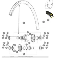 Mavic Ksyrium Pro Disc 17c Vorderradfelge