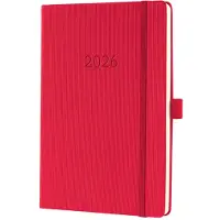 Sigel Wochenkalender 2026 C2664 1W/2S rot 21.3x14.8cm