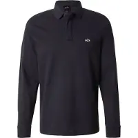 Armani Exchange für Herren. XM001288AF17321UB101 Polo Relax navy (L), Lässig, Baumwolle, Langarm, Marine