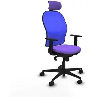 Piqueras Y Crespo Bürostuhl mit Kopfstütze 1D036N2 Lila