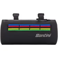 Santini Fahrradtasche - UCI WORLD CHAMPION HANDLEBAG - Schwarz