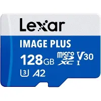 Lexar Image Plus MicroSD-Karte UHS-I V30 R100 MB/s - 128GB