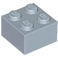 LEGO 2x2 Stein 3003 - 250 Stück Sandblau
