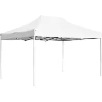 vidaXL 2025 cloris Profi-Partyzelt Faltbar Aluminium 4,5x3 m Weiß - Pavillons & Partyzelte Sale5603381 1parcel