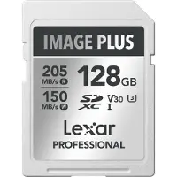 Lexar Image Plus SD-Karte UHS-I V30 R205/W150 MB/s - 128GB