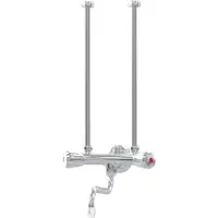 Stiebel Eltron Zweigriff-Wandarmatur, drucklos VL-G für offene Warmwasserspeicher/Boiler für Übertischinstallation, verchromt, 205617