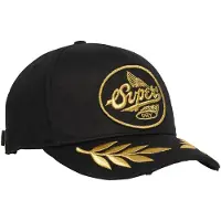 Superdry für Damen. Y9010201A Laurel Trucker Cap schwarz (OSFA), Lässig, Baumwolle