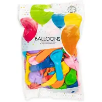 Globos Nordic Luftballons in verschiedenen Farben, 30 cm, 100 Stück.