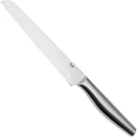 Fissler Brotmesser "Essential" stabile Klinge, Halbkropf, großer Wellenschliff