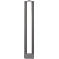 LUCANDE LED Wegeleuchte Jeny , schwarz, Aluminium, Modern, LED Außenleuchte