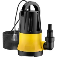Wiltec Tauchpumpe mit Sensor 900 W, Tiefbrunnenpumpe mit 2 Modi, leistungsstarke Wasserpumpe 15000 l/h, Brunnenpumpe 10 m Förderhöhe & 7 m Tiefe