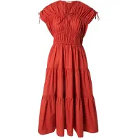 Scotch & Soda Gathered Tied Kurzarm Midi-kleid