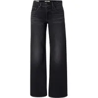 Levi's für Damen. A5566-0027 Schwarze, locker sitzende Low-Rise-Jeans (28/32), Lässig, Baumwolle, Denim