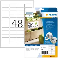 Herma Power-Etiketten Nr. 10902 auf DIN A4-Blättern, 1200 Etiketten, 25 Bogen