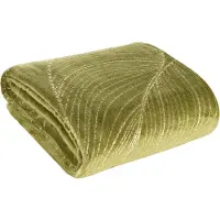 Eurofirany DECKE/BLANCA/3 150X200 OLIVE+GOLD
