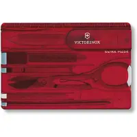 Victorinox SwissCard 10 Functionen Transparant Schwarz