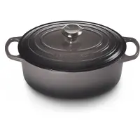 Le Creuset Bräter Signature, rund, 29 cm Flint