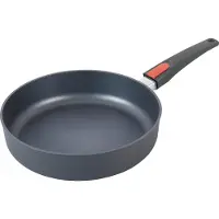 Woll Bratpfanne Induktion, backofenfest, Praktische Aluminium Schmiedegusspfanne mit hohem Rand, 1 Pfanne Ø 28 cm, 7 cm hoch