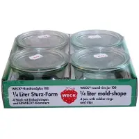 Weck 4er Set Sturzglas 250 ml