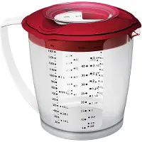 Westmark Rührbecher mit Deckel, Helena, 1,4 l, rot, 3105227R