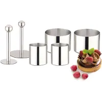 Weis Dessertringe Set 4 inkl. 2 Drücker