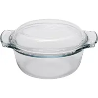 Pyrex Auflaufform Essentials Rund mit Deckel 1 L