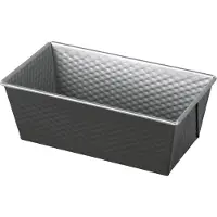 Kaiser Backformen Kastenform "Inspiration", grau, B:12,5cm L:25,5cm T:5,9cm, Stahl, Küchenformen, Kastenform, Mini Königskuchenform, Kastenbackform, Stahl antihaftbeschichtet