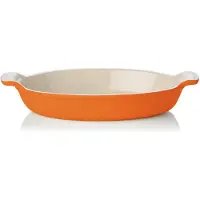 Le Creuset Traditionelle ovale Auflaufform 28 cm Orange