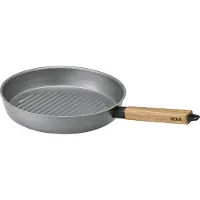 Beka 13978284, Rund, Grillpfanne, Stahl, Kohlenstoffstahl, Keramik, Gas, Induktion, Versiegelte Platte, Holz