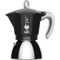 Bialetti New Moka Induktion 4 Tassen schwarz