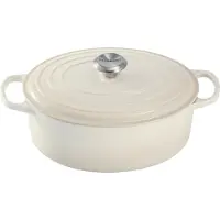 Le Creuset BRÄTER OVAL SIG 31 CM MERINGUE