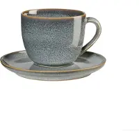 Asa selection Cappuccinotasse Saisons Mit Untertasse Denim