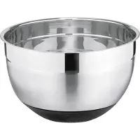 Weiss Weis Premium, Salatschüssel, Rund, Silikon, Edelstahl, Schwarz, Edelstahl, Metallisch, 1,5 l
