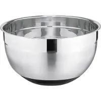 Weiss Weis Premium, Salatschüssel, Rund, Silikon, Edelstahl, Schwarz, Edelstahl, Metallisch, 5 l