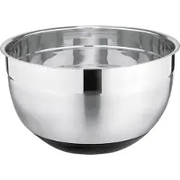 Weiss Weis Premium, Salatschüssel, Rund, Silikon, Edelstahl, Schwarz, Edelstahl, Metallisch, 3 l