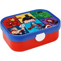 Mepal Campus Brotdose mit Bento-Einsatz und Gabel - Avengers - Vesperdose
