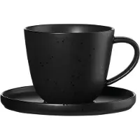 Asa selection Kaffeebecher Coppa mit Untertasse Kuro 250 ml