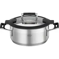 Rösle Bratentopf 20 cm niedrig Silence Pro mit Deckel 910959