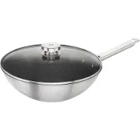 Zwilling Wok 30 cm rund 18/10 Edelstahl