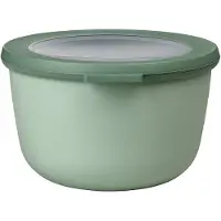 Mepal Multischüssel Cirqula - Mikrowellengeschirr - Multikom rund 1000 ml - Nordic sage - Meal prep box