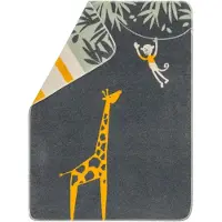 David Fussenegger Babydecke David Fussenegger Maja Giraffe Charcoal-75 x 100 cm