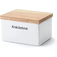 Continenta Vorratsdose mit Holzdeckel 17,5 x 13,5 x 11 cm