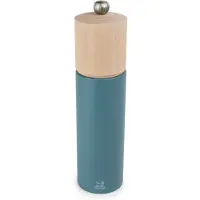 Peugeot Pfeffermühle BOREAL 21cm Rauchblau Buchenholz Edelstahlmahlwerk Gewürze