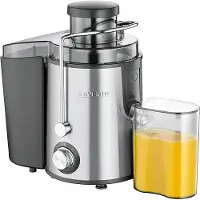 Severin ES 3566, Zentrifugal-Entsafter, Schwarz, Edelstahl, 19000 RPM, 1,5 l, 0,5 l, 1,21 m