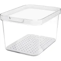 Rotho Kühlschrankorganizer 2,15 l CAUMA, Farbe:Transparent